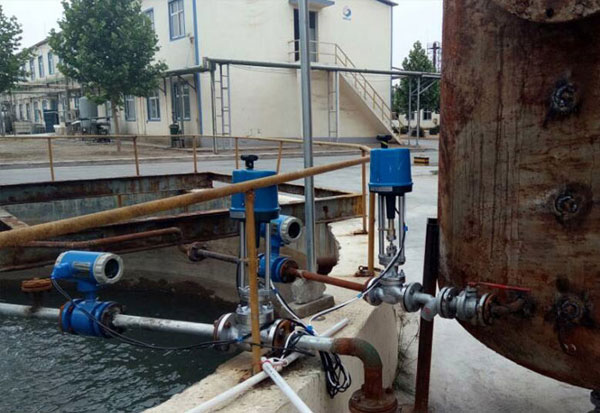 電磁流量計安裝現場